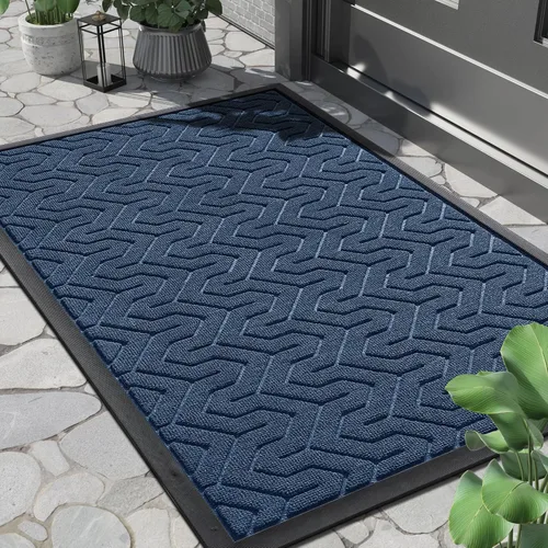 Miniatura 27 de Yimobra Alfombra para Puerta Delantera Exterior Entrada 29.5x17, Impermeable Resistente Alfombras Exteriores para Puerta Delantera, Alfombra