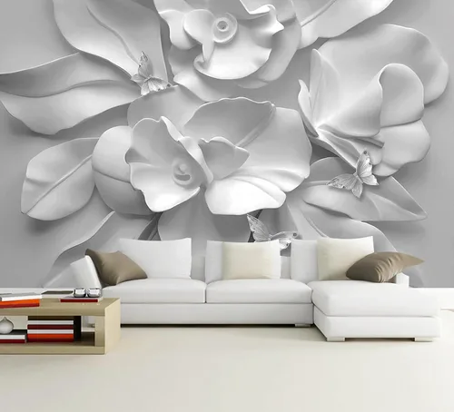 Miniatura 32 de Papel tapiz grande con escenas de playa, murales de pared con ondas oscuras para baño, sala de estar, dormitorio (no es de pelar y pegar)