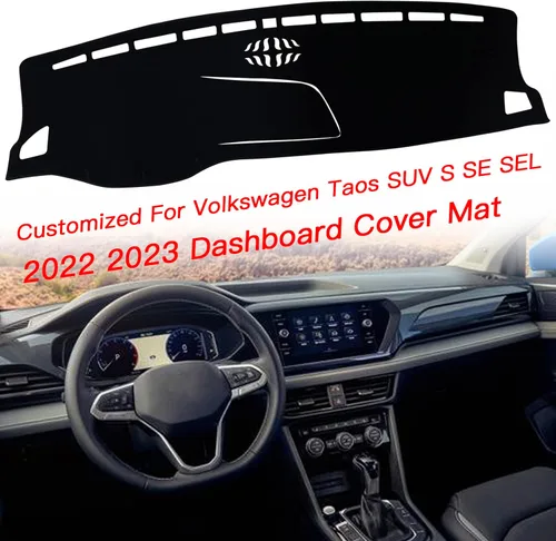 Miniatura 3 de Cubierta de tapete para salpicadero, consola central interior personalizada compatible con Volkswagen Taos SUV S SE SEL 2022 2023, accesorios