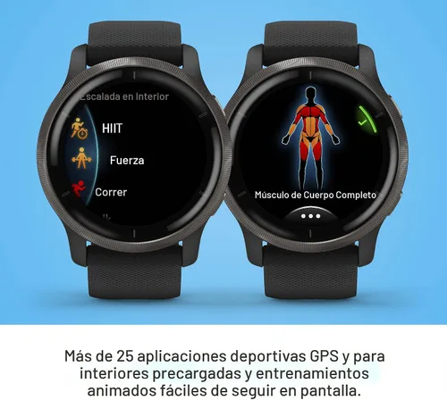 Miniatura 4 de Garmin Venu Reloj inteligente con GPS con monitoreo avanzado de salud y características de fitness