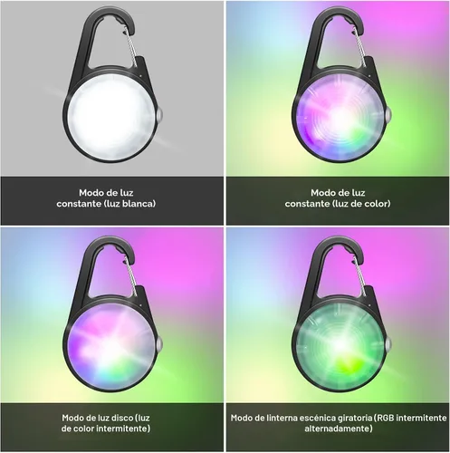 Miniatura 2 de Luz de collar de perro, 4 modos de luces para perro para caminar por la noche, luz de collar de mascota recargable LED para clip nocturno