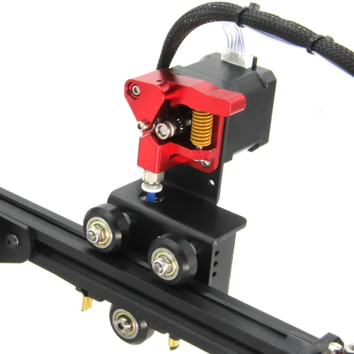 Miniatura 7 de Placa de soporte de extrusora de engranajes dual de accionamiento directo, filamentos flexibles de impresión fácil para impresora 3D Ender-3, Ender