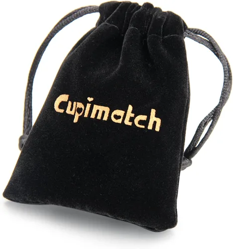 Miniatura 5 de Cupimatch - Juego de 2 pulseras para parejas de acero inoxidable, diseño de corazón