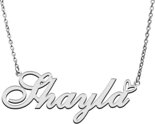 Collar con nombre personalizado con corazón, collar con nombre personalizado para mujer, collar de moda personal, el mejor regalo para niña, madre,