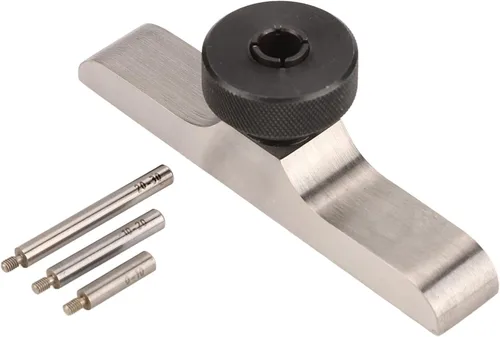 Miniatura 3 de ViaGasaFamido Soporte de calibre de profundidad 0.315 in Agujero de sujeción de acero inoxidable Indicador de esfera de profundidad Base Soporte