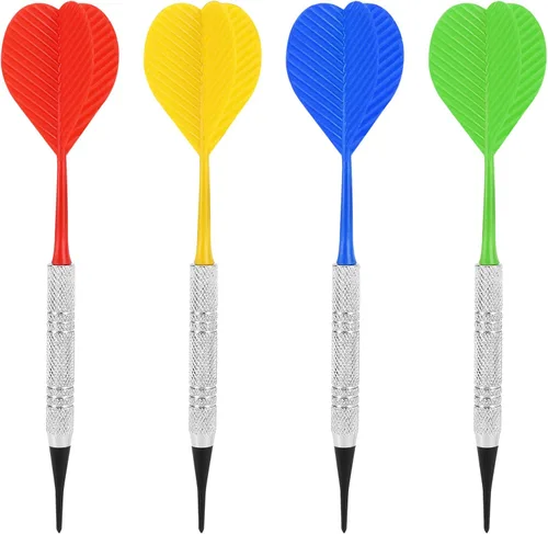Miniatura 2 de Accmor Soft Tip Darts, Bar Dart, Plastic Tip Darts Set, Attach Extra 100 Black 2BA Replacement Tips, Soft Tip Darts for Electronic/Plastic Dartboard