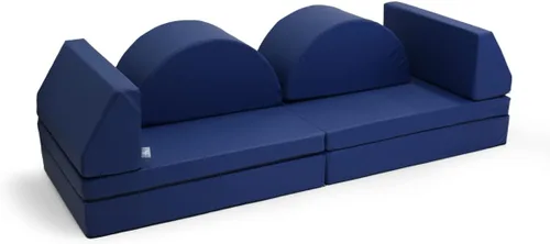 Miniatura 8 de Foamnasium Blocksy + Sofá para niños, juego de espuma para interiores, 6 piezas suaves para niños pequeños y niños para gatear, escalar, construir