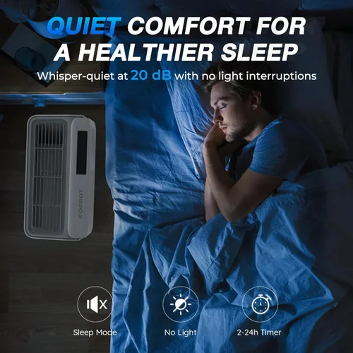 Miniatura 5 de Purificadores de aire para habitaciones grandes del hogar, cubren hasta 1,996 pies cuadrados con filtro HEPA verdadero y prefiltro lavable, modo