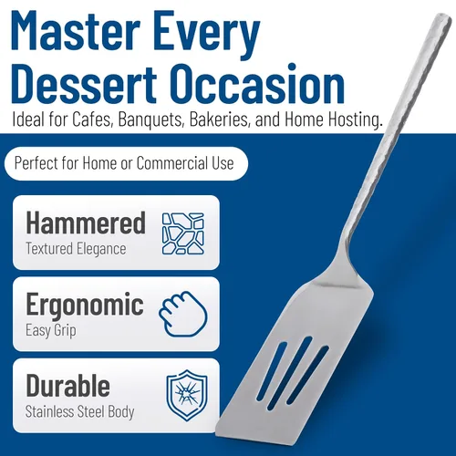 Miniatura 3 de Carlisle FoodService Products CFS 60204 - Servidor martillado de acero inoxidable, 12