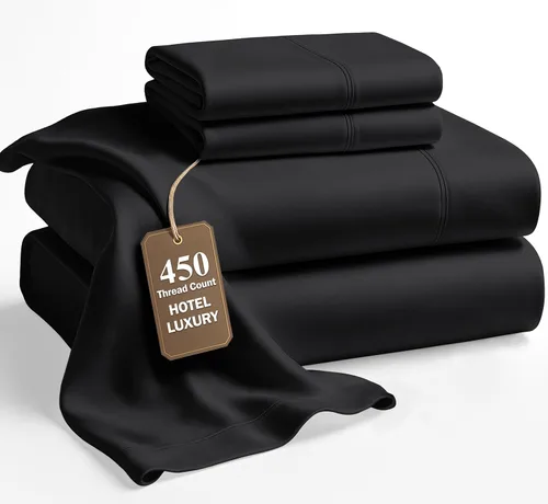 Miniatura 20 de LANE LINEN - Sábanas tamaño Split King para cama ajustable, 450 hilos, 100% algodón, 2 sábanas bajeras individuales XL, con bolsillo profundo, 05