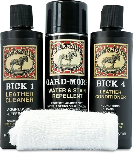 Miniatura 2 de Bickmore Kit de Cuidado para Botas - Bick 1 Bick 4 & Gard-More - Loción de Limpieza, Suavizante y Protector de Cuero - Para Limpiar, Suavizar