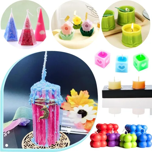 Miniatura 7 de 250 mechas de velas para fabricación de velas de 2, 4, 6, 8, 10 pulgadas, mechas de algodón preenceradas con bajo contenido de humo, suministros