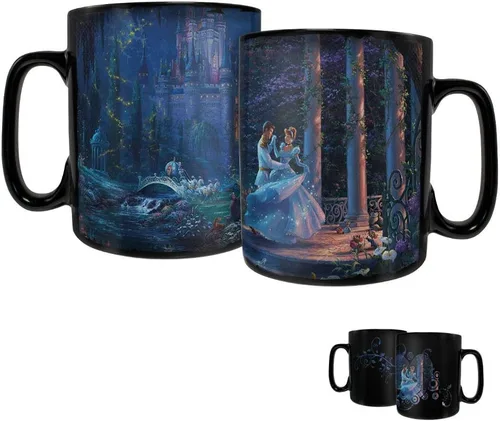 Miniatura 13 de Morphing Mugs Disney – Cenicienta Happily Ever After – Thomas Kinkade Studios – Una taza de cerámica que cambia de color de 11 onzas – Imagen