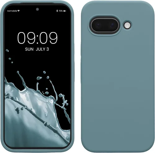 Miniatura 187 de kwmobile Funda Compatible con Google Pixel 6 Pro - Funda de Teléfono de Silicona TPU con Acabado Suave - Azul Caribe