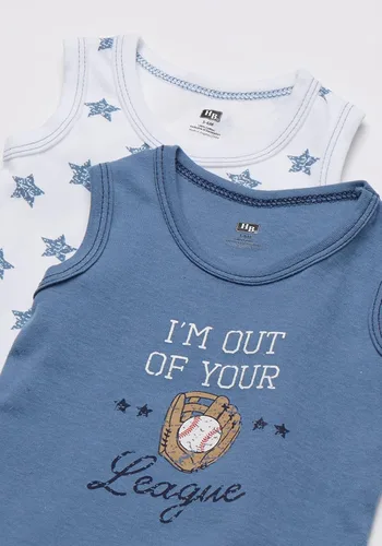 Miniatura 4 de Hudson Baby - Mamelucos unisex, sin mangas y de algodón, para bebé