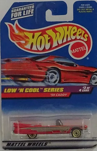 Miniatura 4 de Hot Wheels 1998-699 '59 CaddY 1959 Low'n Cool Serie 3 de 4 Escala 1:64