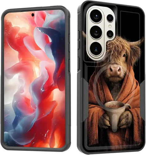 Miniatura 159 de Funda magnética para Galaxy A16 5G, [compatible con MagSafe] [protección contra caídas de grado militar] Funda resistente a prueba de golpes