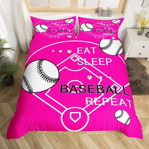 Miniatura 28 de jejeloiu Juego de ropa de cama de fútbol para niños, tamaño individual, juego de funda de edredón de fútbol para niños y niñas, funda de edredón