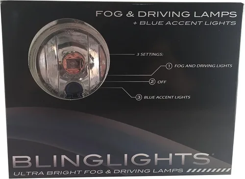 Miniatura 3 de BlingLights BL300w 3.5" Kit de luces de conducción de lámparas antiniebla halógenas redondas de xenón