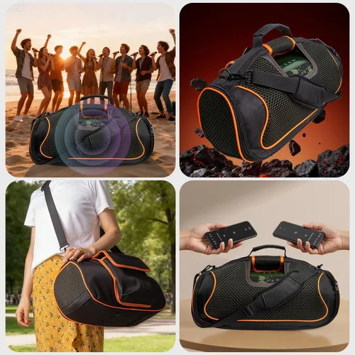Miniatura 4 de Funda de transporte compatible con altavoz Bluetooth portátil JBL Boombox 4