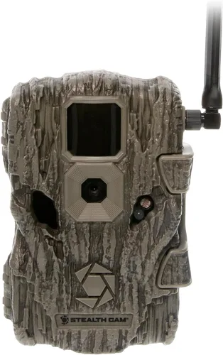 Stealth Cam Fusion Global 26MP Foto y Vídeo 720P Velocidad de Activación 0.8 Segundos Cámara de Rastreo Celular Inalámbrica para Caza con Control
