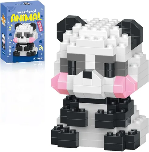 Miniatura 10 de Bloques de Construcción de Pascua Compatibles con Lego Pascua Cocodrilo Micro Bloques Apilables Nuevos Juguetes Caja de Regalo de Vacaciones Regalos
