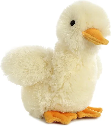 Aurora® Adorable Mini Flopsie™ Patito de peluche – Mini compañeros listos para aventuras juguetonas – para niños de todas las edades, niños