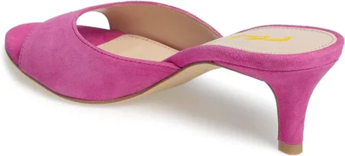 Miniatura 2 de FSJ Sandalias cómodas de tacón bajo para mujer con puntera abierta, sin cordones, para vestir de verano, 4-15 M de EE. UU