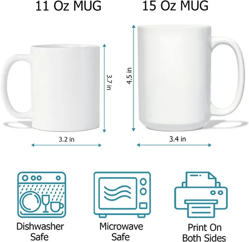 Miniatura 7 de Taza de café con texto en inglés "Best Grandpa Ever", regalo para el día del padre, taza de café personalizada para abuelo, tazas blancas de 11 Taza
