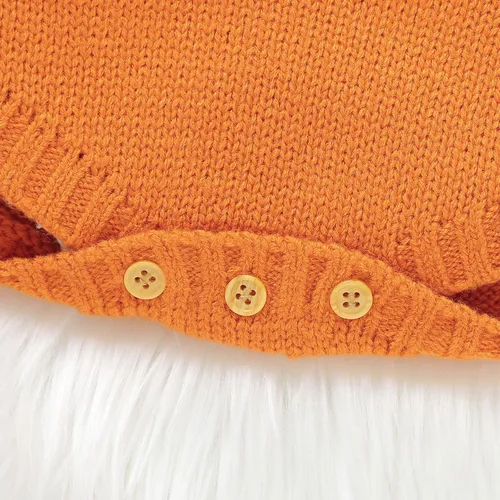 Miniatura 7 de Mameluco Kint para bebé niña, trajes de otoño para recién nacido, overol de una sola pieza, suéter de punto, ropa de invierno