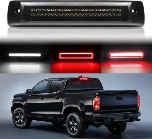 Miniatura 8 de Tercera Luz de Freno LED Compatible con Colorado Canyon 2015-2022, Reemplazo de Tercera Luz de Freno Estroboscópica F1, Luz de Parada de Montaje
