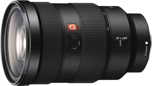 Sony Lente de zoom estándar de fotograma completo con montura E Master de 0.945-2.756 in f/2.8 G, ideal para bodas, retratos y trabajo profesional