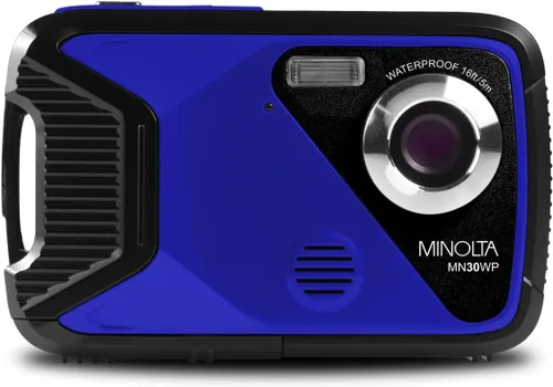 Miniatura 2 de Minolta Cámara digital resistente al agua – 16 pies, fotos de 21 MP, video HD de 1080p, LCD de 2.8 pulgadas, zoom digital 4X, antivibración