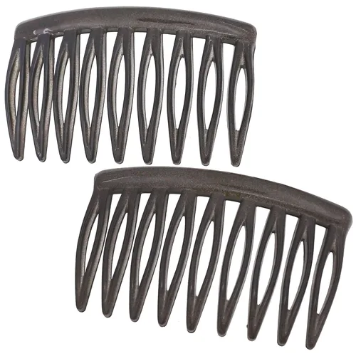 Miniatura 10 de Camila Paris CP3109 - Peine lateral francés para el cabello, pequeño, curvado, beige, con torsión francesa, decorativo, pinzas de sujeción fuerte