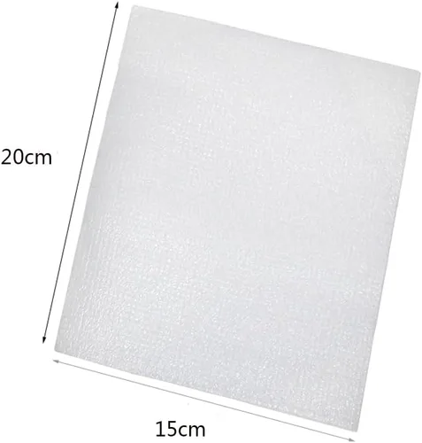 Miniatura 2 de 100 bolsas de espuma de cojín de 6 x 7.8 pulgadas, fundas protectoras para envíos en movimiento, suministros de amortiguación para embalaje