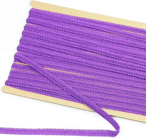 Miniatura 14 de Gimp - Cinta trenzada de poliéster de 12 yardas y 0.472 in de ancho, ciempiés de ancho, para costura, manualidades, ropa, cortinas, accesorios