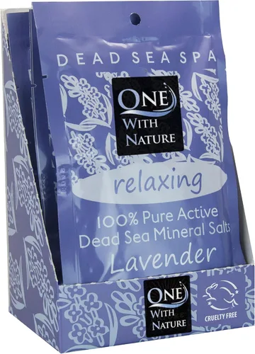 Miniatura 10 de One With Nature Sal del Mar Muerto 100% Pura para Baño, 5 libras Sin Fragancia. La Sal del Mar Muerto es Rica en Minerales Esenciales, Como