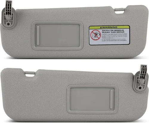 Miniatura 27 de Visor de sol para pasajero derecho gris sin techo solar para 2002-2005 para Dodge para Ram 1500, 2003-2005 para Dodge para Ram 2500, 2003-2005