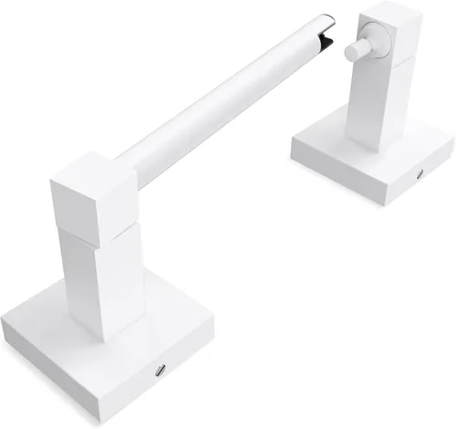 Miniatura 24 de Ruacq Soporte de papel higiénico dorado con doble poste pivotante cuadrado, soporte para rollo, soporte de papel higiénico dorado cepillado, acero
