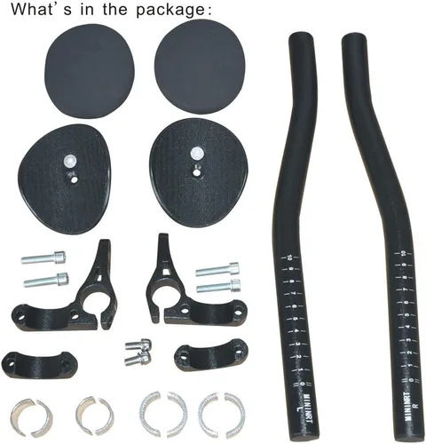 Miniatura 3 de UPANBIKE Manillar de bicicleta Reposo de bicicleta Manillar contrarreloj Ciclismo TT Bar Triatlón Aero Bar para bicicleta de carretera Bicicleta