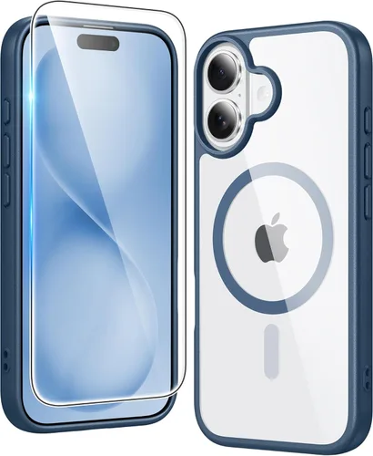 Miniatura 1410 de FNTCASE Funda para iPhone 13 Pro-Max: Fundas magnéticas transparentes compatibles con Magsafe Slim anti amarillamiento protección contra caídas
