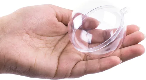 Miniatura 2 de Super Z Outlet Kit de bolas de moldeo de plástico transparente para bombas de baño de acrílico (2.36 pulgadas, 12 unidades)
