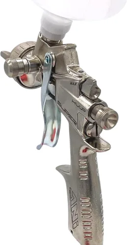 Miniatura 5 de ANI F1/N-Super/S HVLP Pistola de aire comprimido para automoción - Pistola pulverizadora de aire con boquilla de acero inoxidable, peso ligero