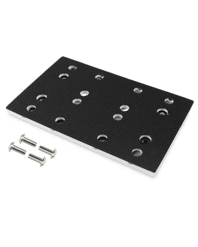 489252 RTS 400 Almohadilla de repuesto 3.150 in x 5.118 in (3 5/32 x 5 1/4 pulgadas), suave 12 agujeros para lijadoras de órbita aleatoria RTS 400