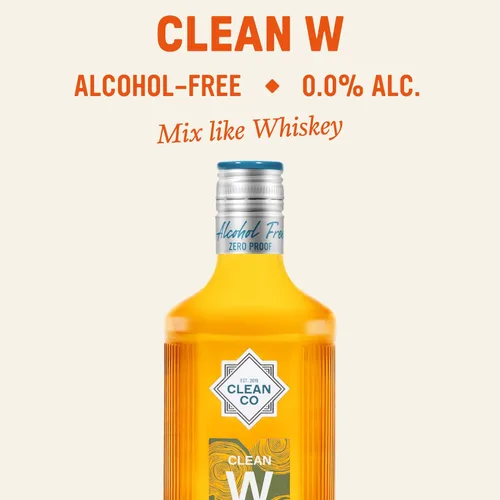 Miniatura 3 de CleanCo Clean W - Alternativa al Whiskey Sin Alcohol Destilados Premiados de Cero Prueba Sin Azúcar, Bajas Calorías, Sin Edulcorantes Vegano