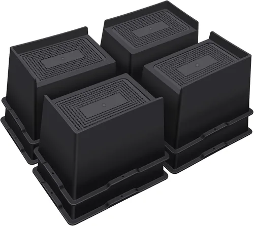 Miniatura 32 de ANNKUT Elevadores de cama de 2 pulgadas, resistentes, elevadores de sofá de gran tamaño, elevadores de muebles extra anchos para sofá, mesa
