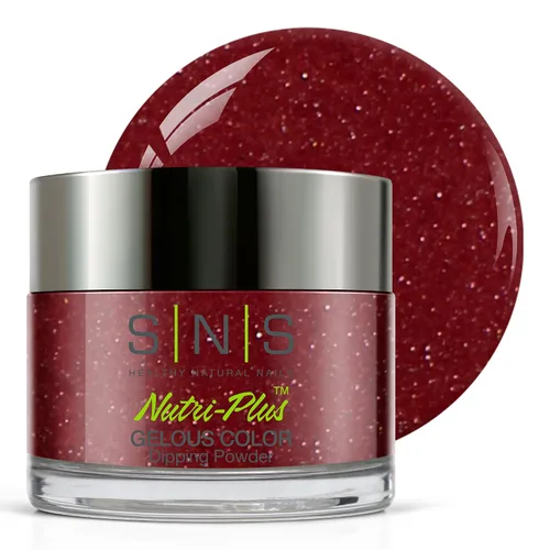 Miniatura 13 de SNS Polvo de inmersión de uñas, polvo de inmersión de color geloso - Acai Bowl (negro) - Color de uñas de larga duración dura 14 días - Bajo olor