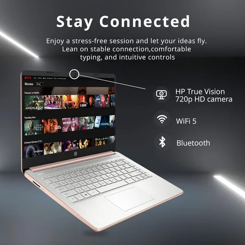 Miniatura 5 de 2021 Laptop HP Premium 14 pulgadas HD, procesador Intel de doble núcleo hasta 2.8 GHz, 16 GB de RAM, 64 GB de almacenamiento eMMC, cámara web