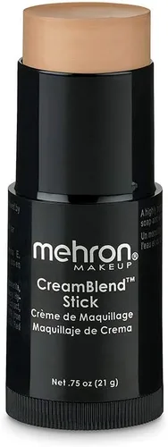 Miniatura 10 de Mehron Makeup CreamBlend Stick Base para rostro y cuerpo Barra de maquillaje profesional de cobertura completa 0.75 oz (21 g) (Dark 4)