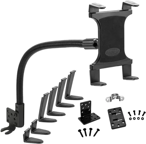 ARKON Mounts TAB188L22AL - Soporte para riel de asiento de coche y camión o tableta, riel de asiento de alta resistencia y montaje en el suelo,